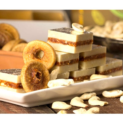 "Kaju Anjeer Burfi - 1kg (Almond Sweets) - Click here to View more details about this Product
